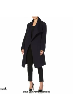 Outerwear^De La Creme Fashions Wool Blend Large Lapel Duster Coat