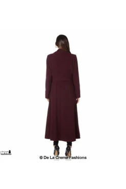 Outerwear^De La Creme Fashions Wool Blend Double Breasted Maxi Coat