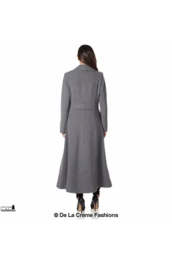 Outerwear^De La Creme Fashions Wool Blend Double Breasted Maxi Coat