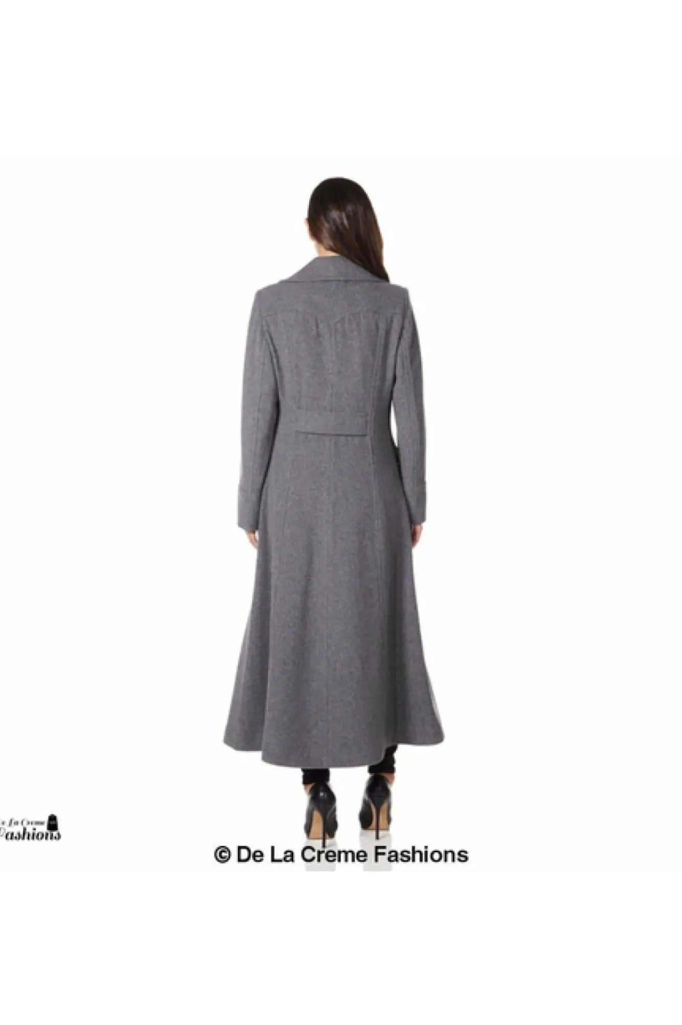 Outerwear^De La Creme Fashions Wool Blend Double Breasted Maxi Coat