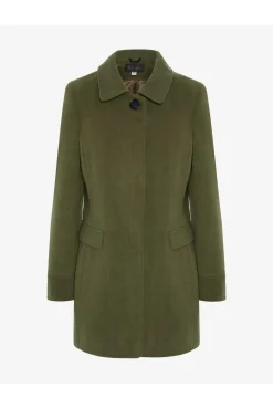 Outerwear^De La Creme Fashions Wool Blend Hip Length Covert Coat