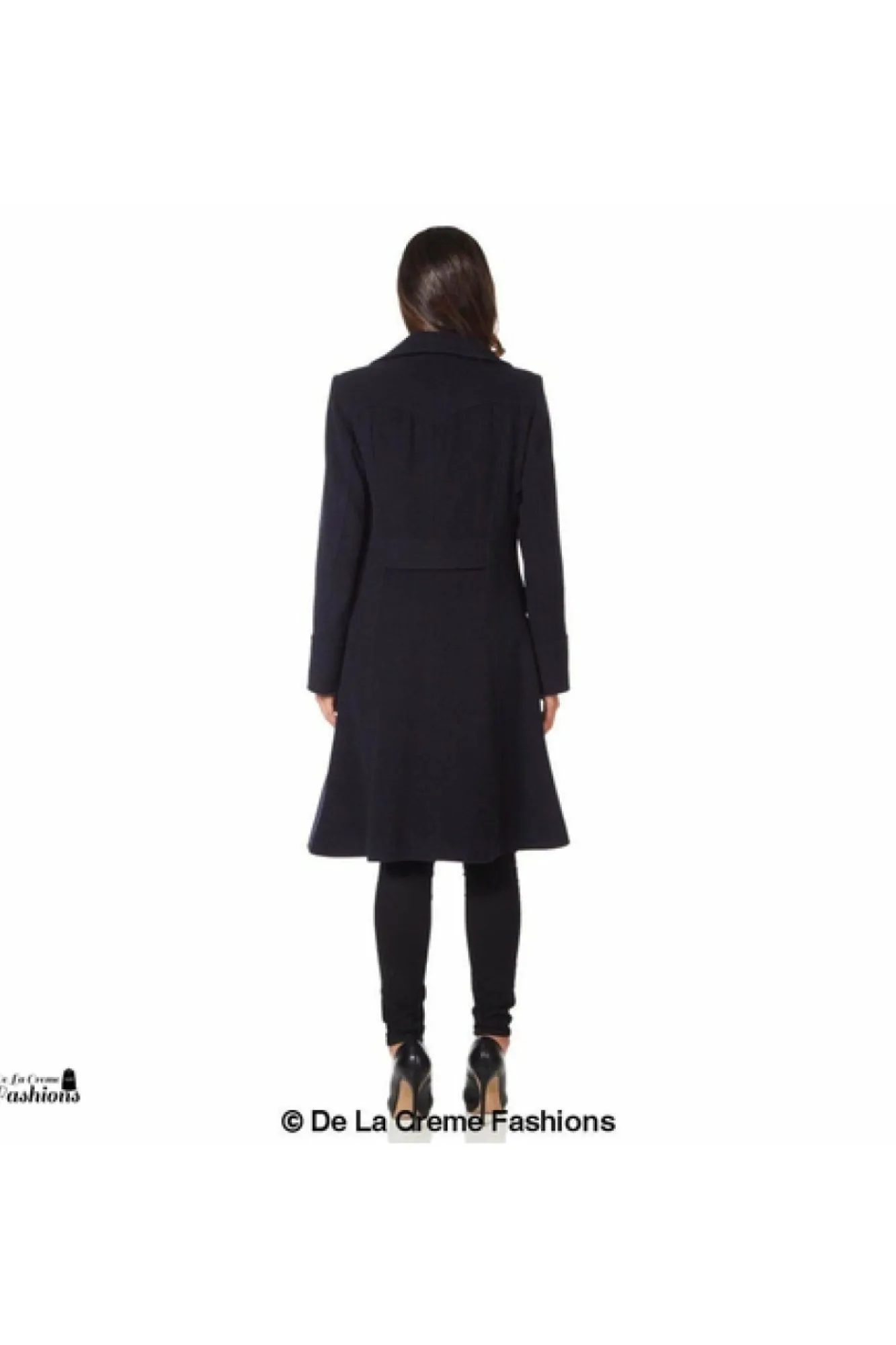 Outerwear^De La Creme Fashions Wool Blend Double Breasted Midi Coat