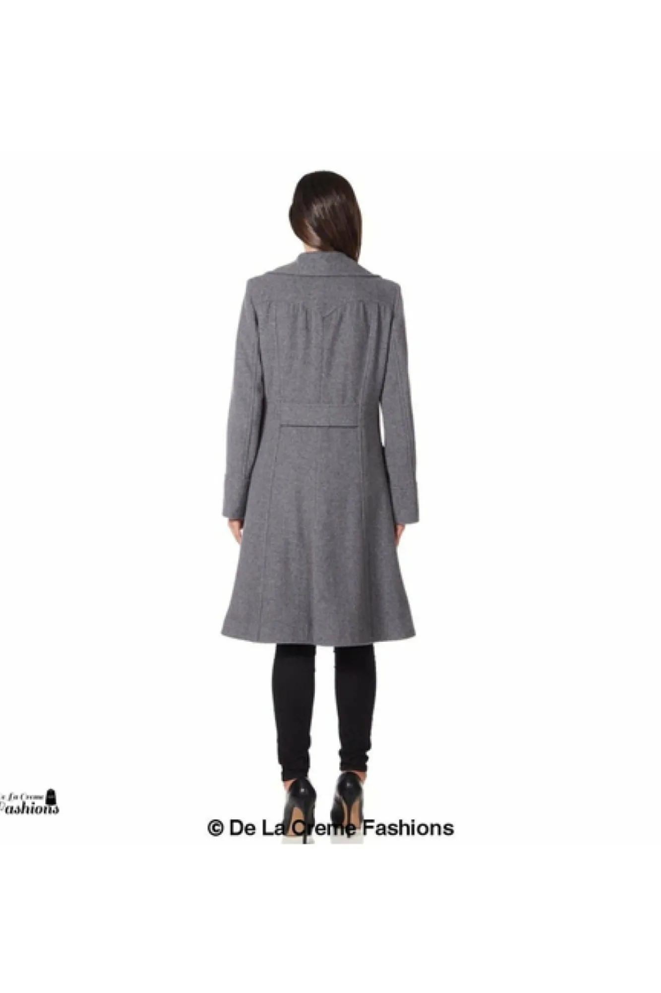 Outerwear^De La Creme Fashions Wool Blend Double Breasted Midi Coat