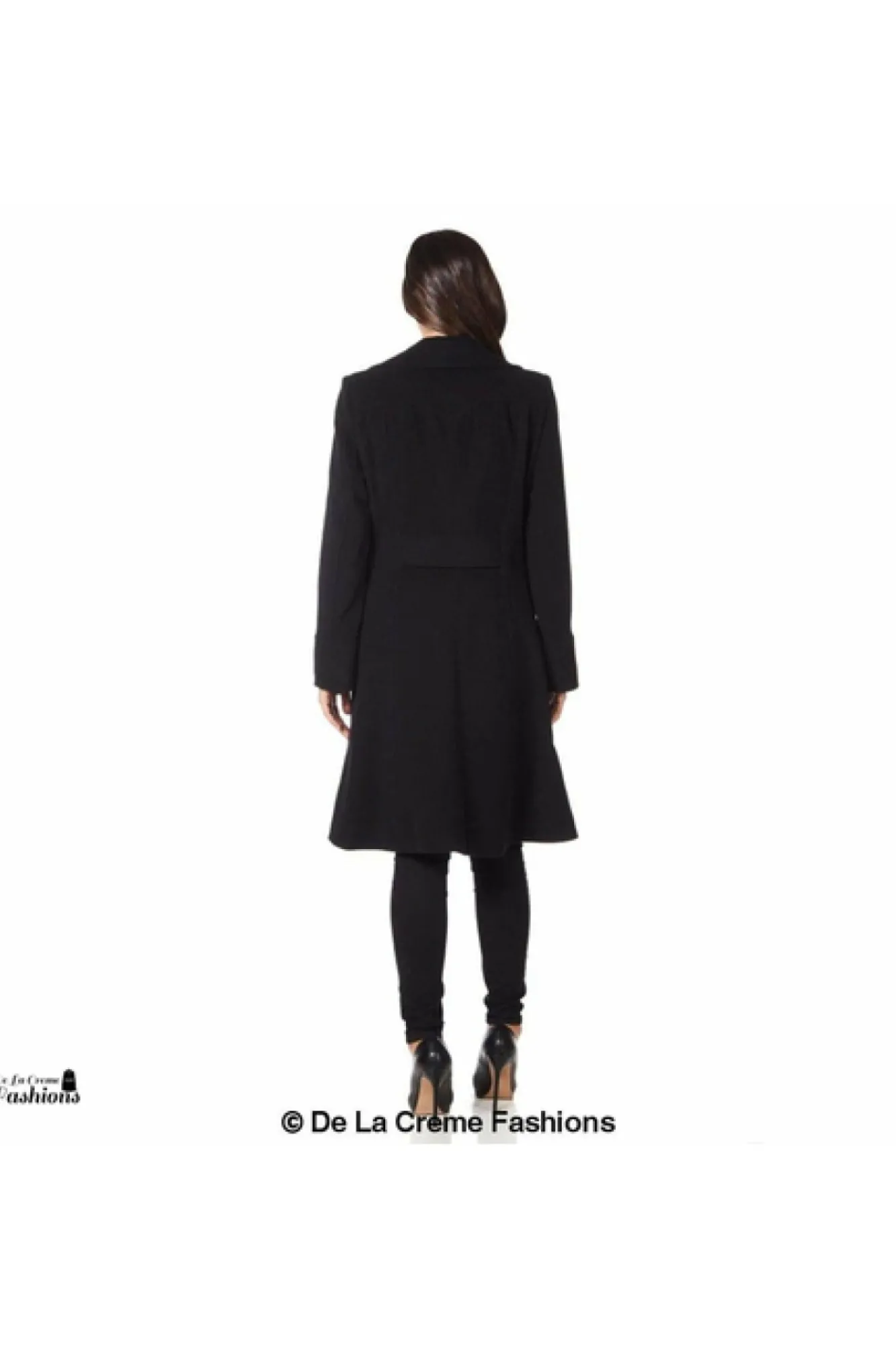 Outerwear^De La Creme Fashions Wool Blend Double Breasted Midi Coat