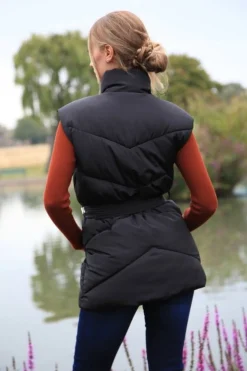 Outerwear^Double Second Belted Gilet Puffer Black