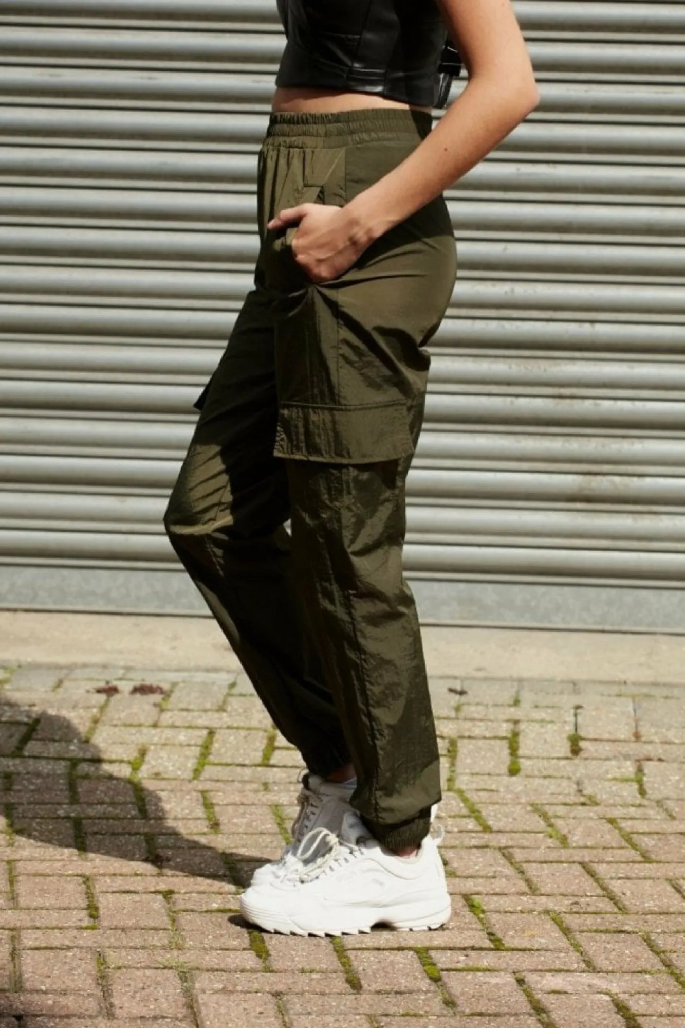 Trousers^Double Second Cargo Trousers Khaki