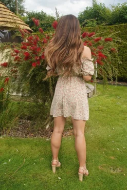 Mini Dresses^Double Second Cold Shoulder Floral Dress Multi