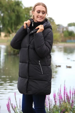 Outerwear^Double Second Double Fastening Puffer Coat Black