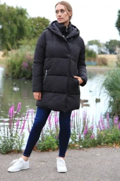 Outerwear^Double Second Double Fastening Puffer Coat Black