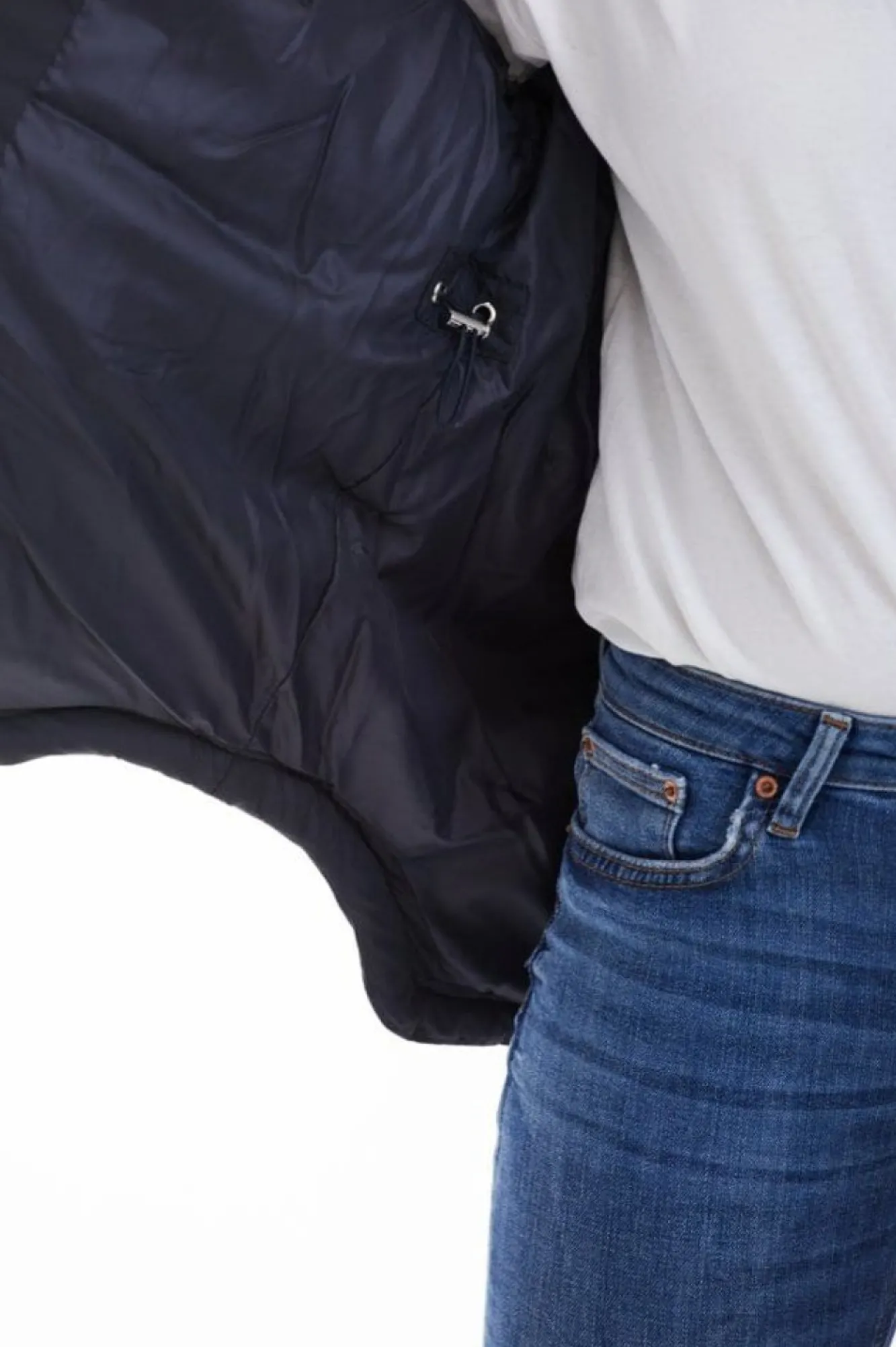Outerwear^Double Second Grey Oversized Dip Back Puffer Charcoal