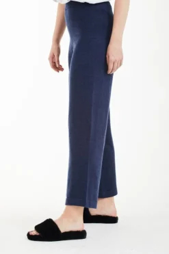 Loungewear & Sleepwear^Double Second Wide Leg Knit Jogger Navy