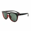 Sunglasses^East Village 'Moon' Preppy Two-Tone Sunglasses In /Red Black