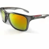 Sunglasses^East Village Putney Square Sunglasses With Revo Lens Grey