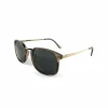 Sunglasses^East Village Square 'Joe' Metal Bridge Sunglasses Brown