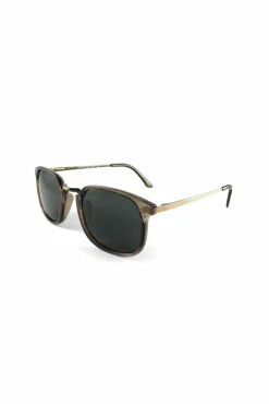 Sunglasses^East Village Square 'Joe' Metal Bridge Sunglasses Brown