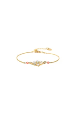 Jewellery^Elka London Alexa Flower Metal Bracelet Gold