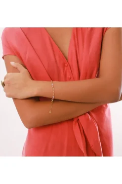 Jewellery^Elka London Alexa Looped Bead Bracelet Gold