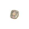 Jewellery^Elka London Alexa Square Ring Gold