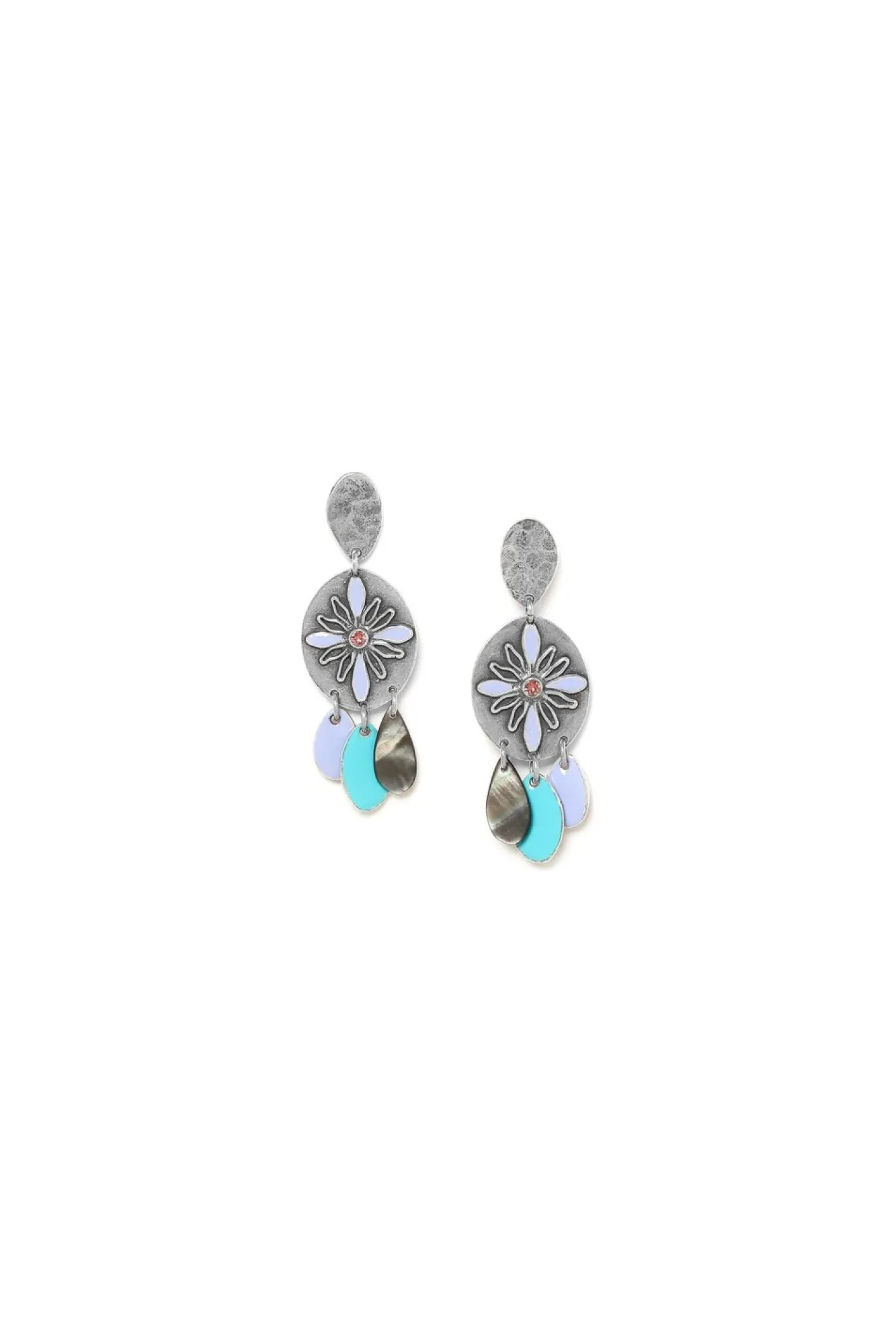 Jewellery^Elka London Dita 3 Dangle Drops Post Earrings Silver
