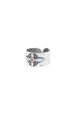 Jewellery^Elka London Dita Flower Metal Ring Silver
