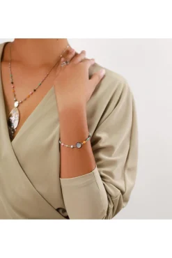 Jewellery^Elka London Dita Looped Beads Bracelet Silver
