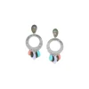 Jewellery^Elka London Dita Ring Disc Post With Dangles Silver