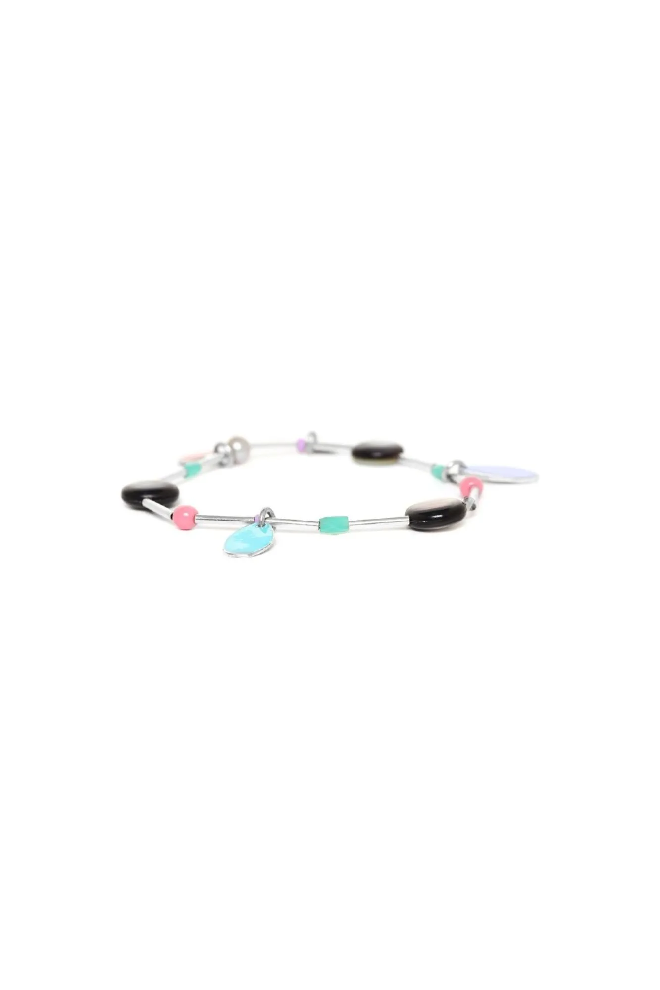 Jewellery^Elka London Dita Tube Stretch Bracelet Silver