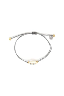 Jewellery^Elka London Justine Mini Cowrie Cord Bracelet Gold