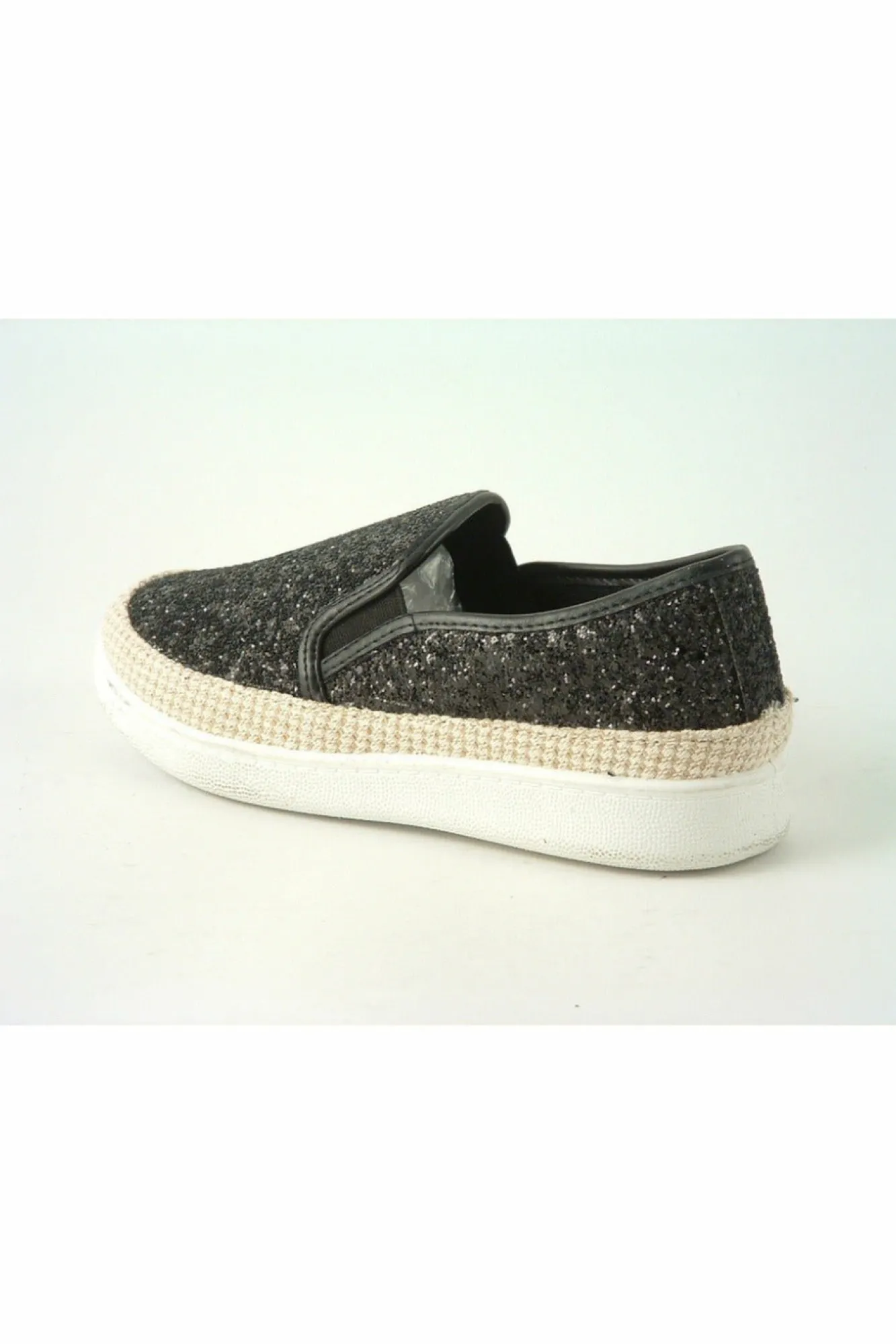 Flats^Glitz Shoes Divine Narla Glitter Espadrille Casual Pumps