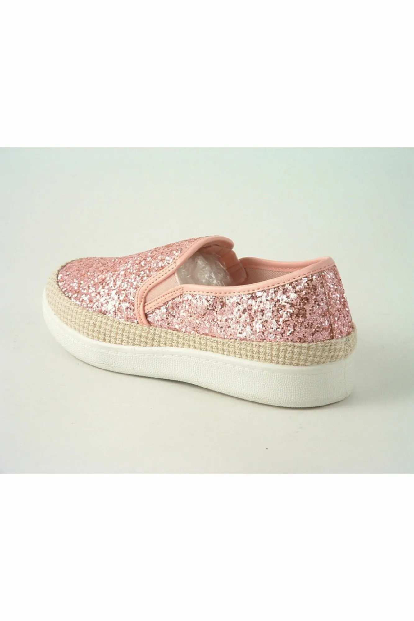 Flats^Glitz Shoes Divine Narla Glitter Espadrille Casual Pumps