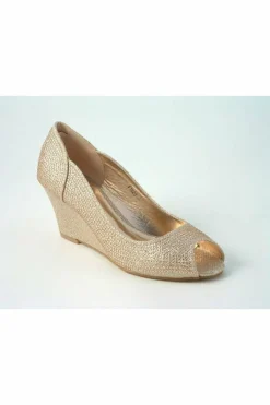 Mid Heels^Glitz Shoes Murcia Sabatine Glitter Wedges
