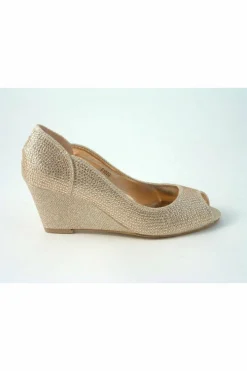 Mid Heels^Glitz Shoes Murcia Sabatine Glitter Wedges