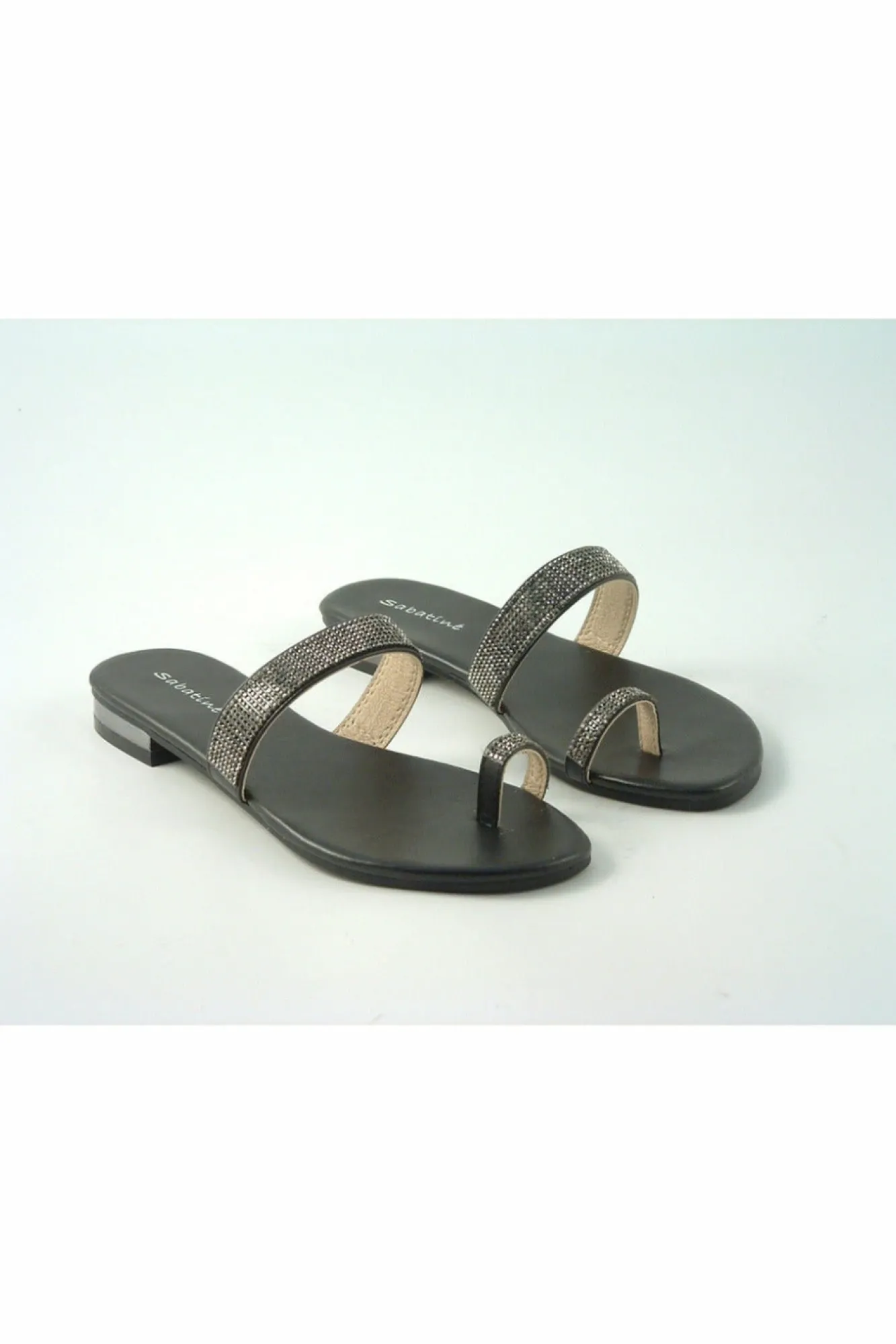 Sandals^Glitz Shoes Sabatine Eliza Diamante Toe Post Sandals
