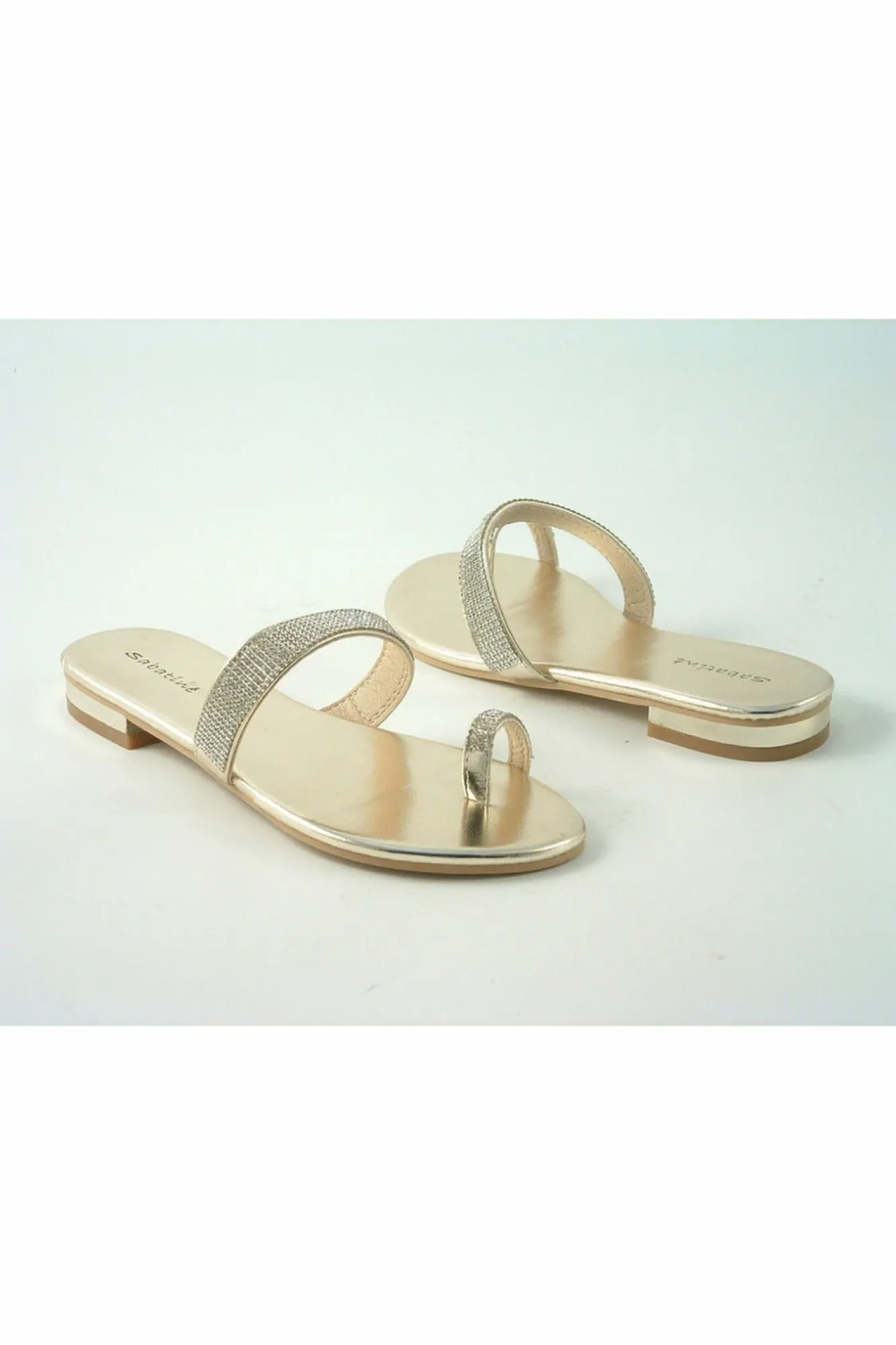 Sandals^Glitz Shoes Sabatine Eliza Diamante Toe Post Sandals