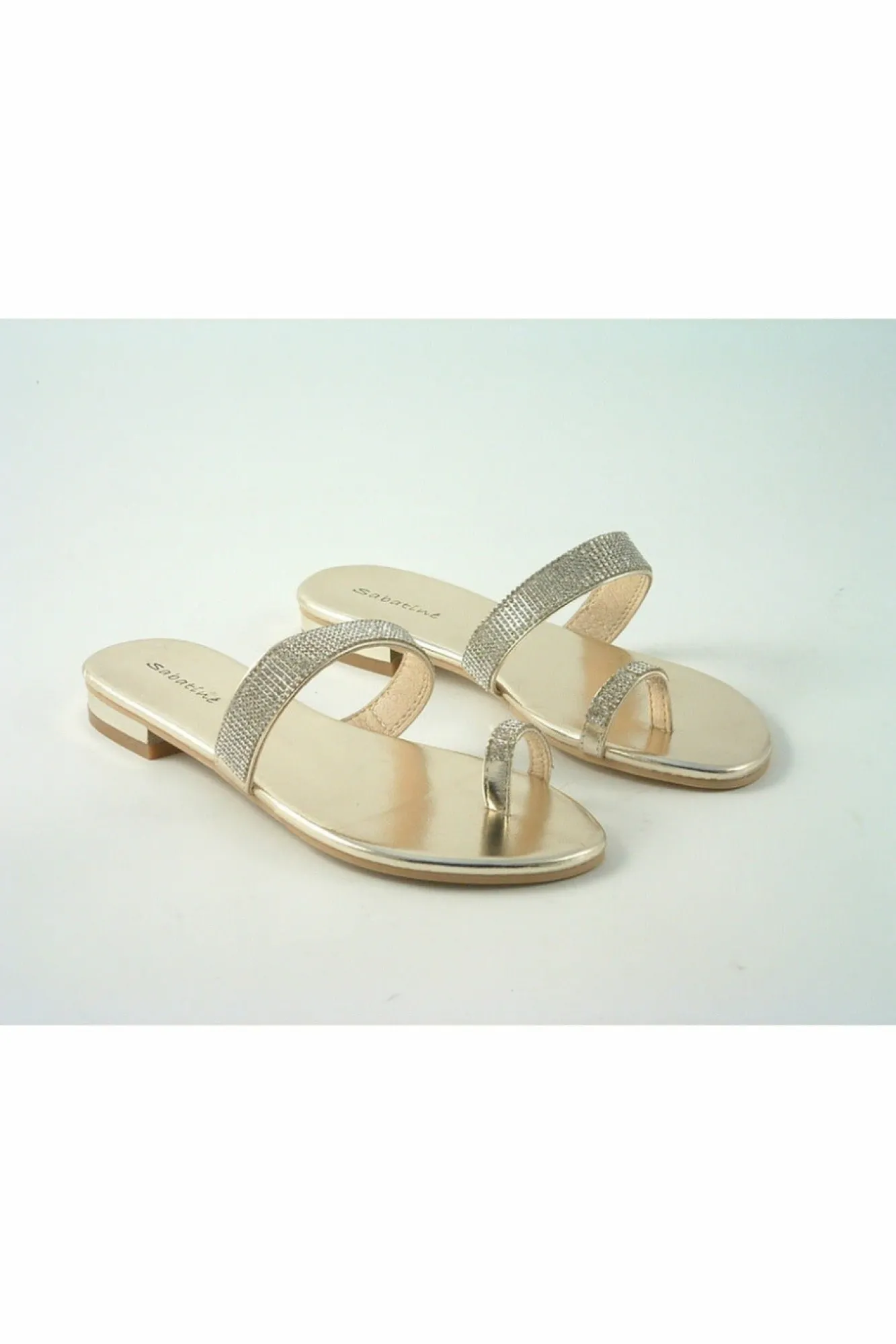 Sandals^Glitz Shoes Sabatine Eliza Diamante Toe Post Sandals
