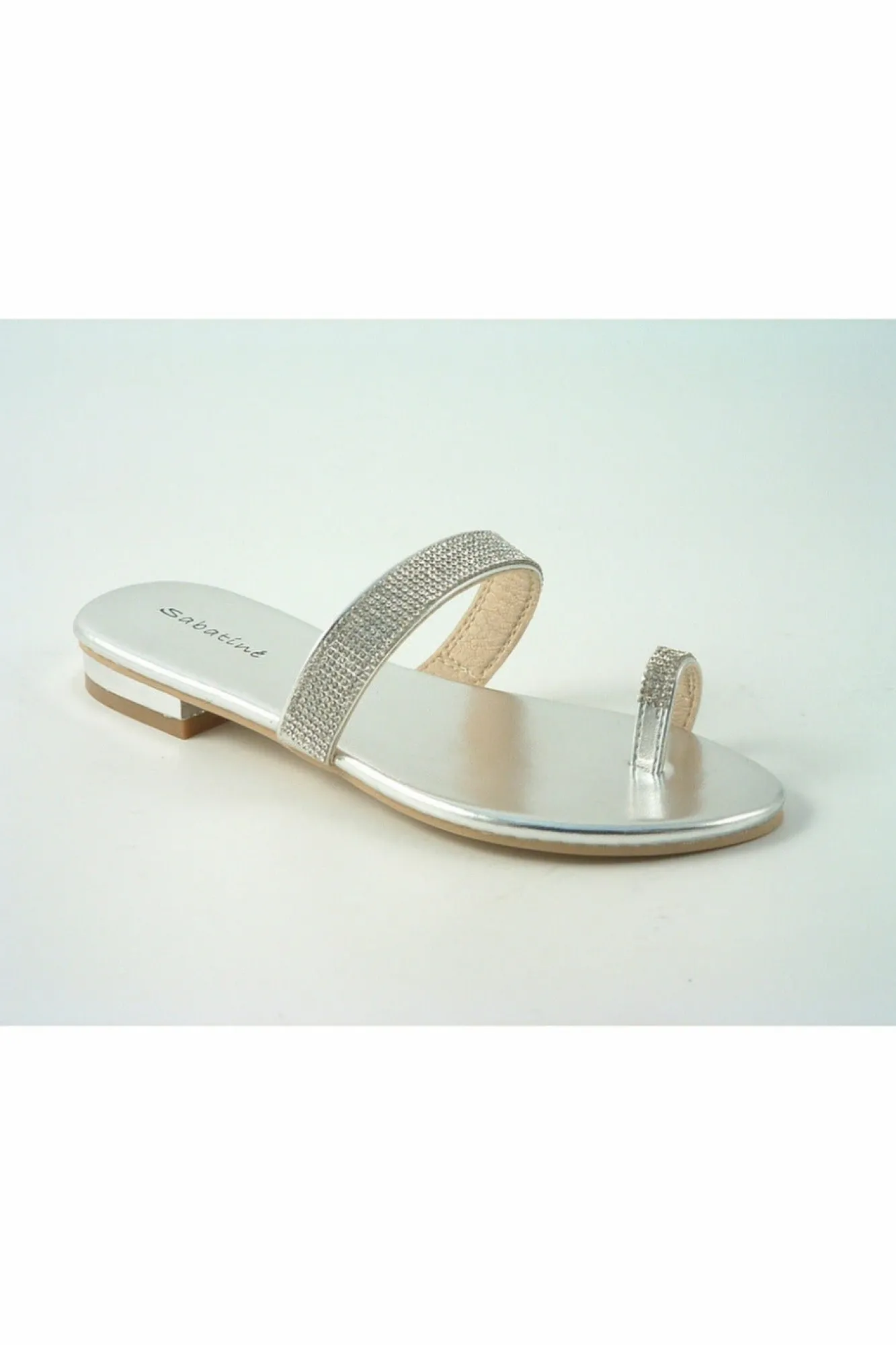 Sandals^Glitz Shoes Sabatine Eliza Diamante Toe Post Sandals
