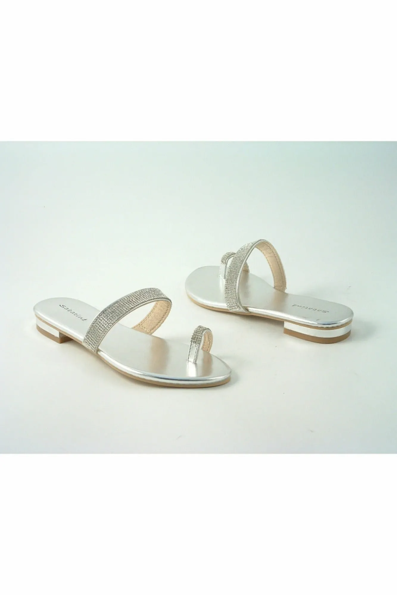 Sandals^Glitz Shoes Sabatine Eliza Diamante Toe Post Sandals