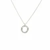 Jewellery^Last True Angel Crystal Cluster Circle Necklace In Silver