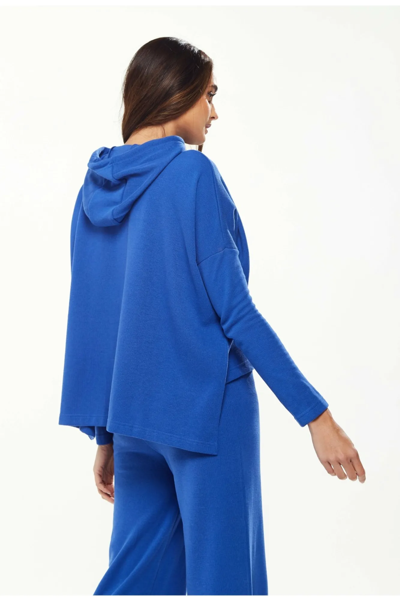 Loungewear & Sleepwear^Liquorish Hooded Sweatshirt With Front Pocket In Blue