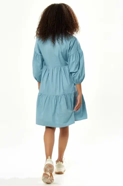Mini Dresses^Liquorish Oversized Shirt Dress In Blue