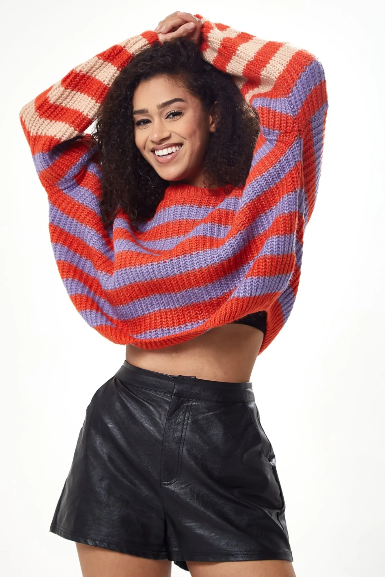 Jumpers^Liquorish Stripes Jumper In Multicolour