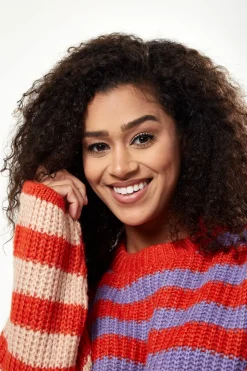 Jumpers^Liquorish Stripes Jumper In Multicolour