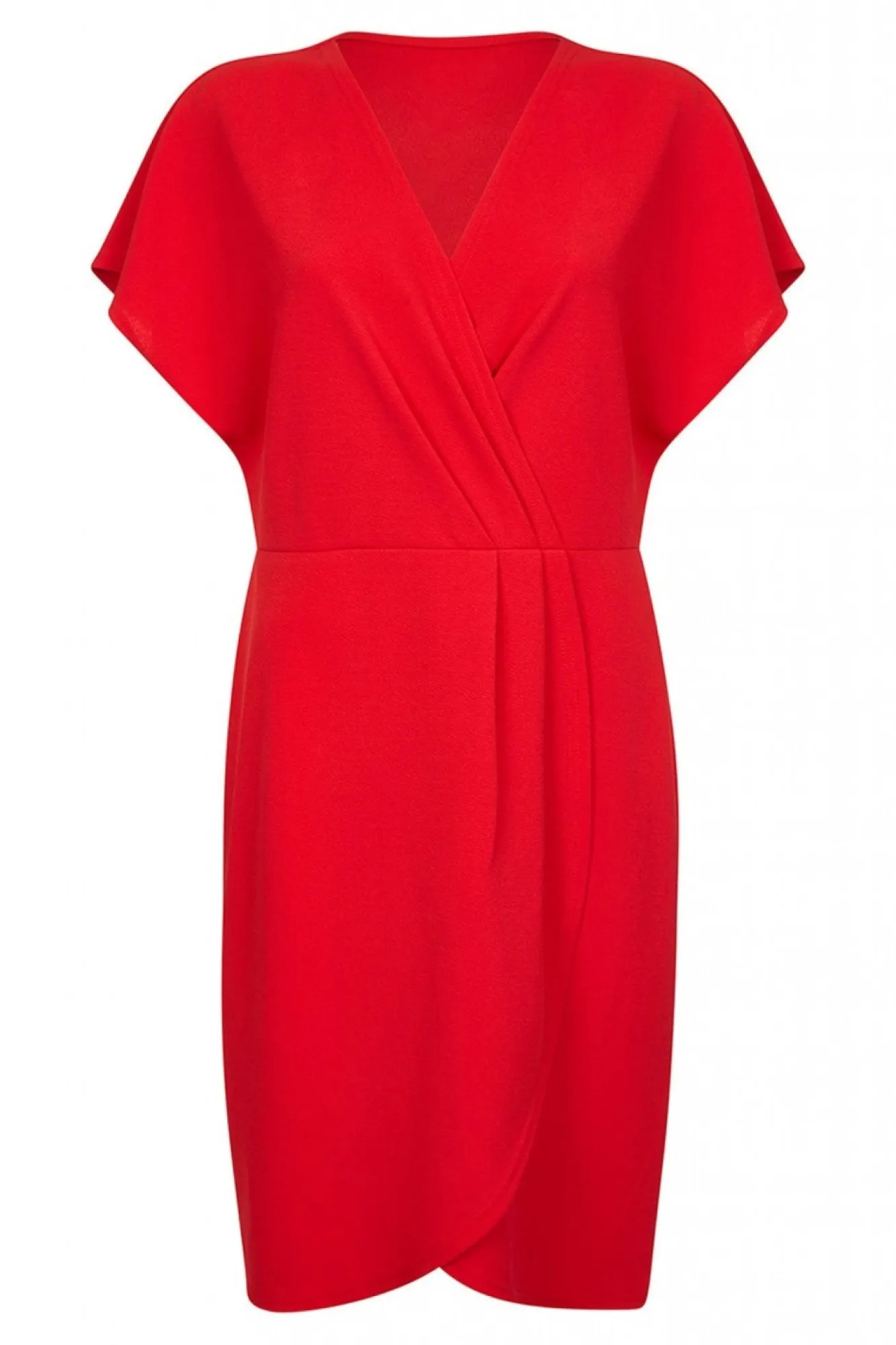 Mini Dresses^Mela London Wrap Front Dress Red