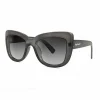 Sunglasses^RubyRocks Crystal 'Cannes' Angled Cateye Grey