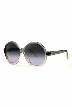Sunglasses^RubyRocks 'Jessica Elsie' Round In Crystal Grey