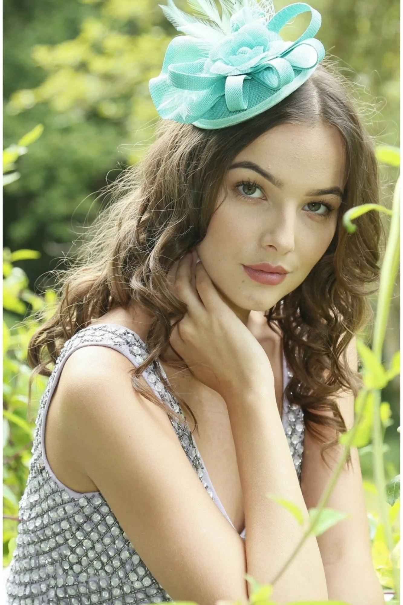 Hats & Fascinators^RubyRocks Judeen Facinator Mint