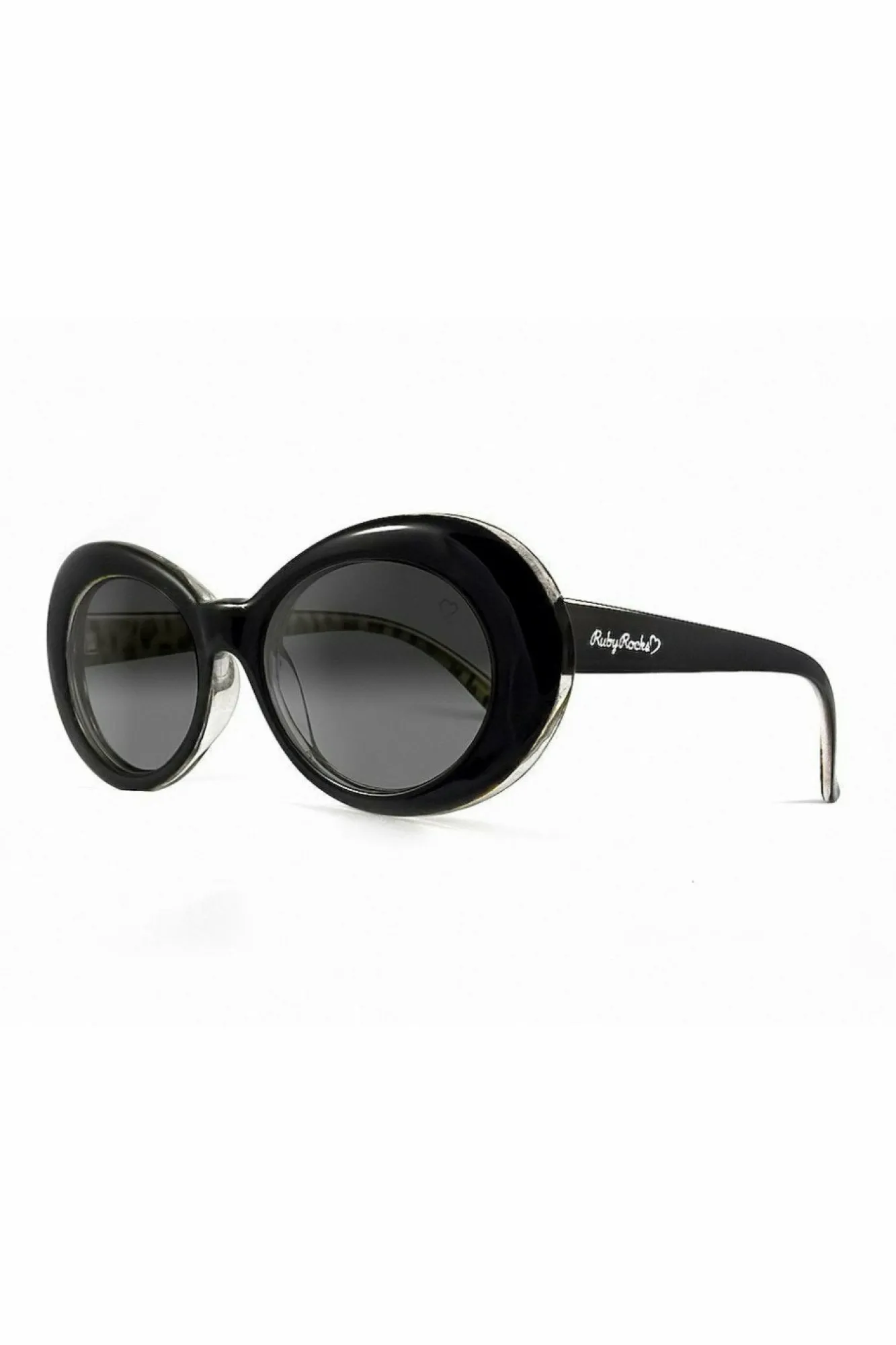 Sunglasses^RubyRocks Ladies 'Antigua' Oval Sunglasses In Black