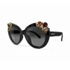 Sunglasses^RubyRocks Ladies 'Dubai' Gem Detail Sunglasses In Black