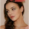 Hats & Fascinators^RubyRocks Norita Fascinator Coral