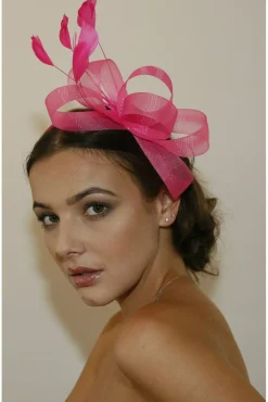 Hats & Fascinators^RubyRocks Ramira Facinator Fuchia